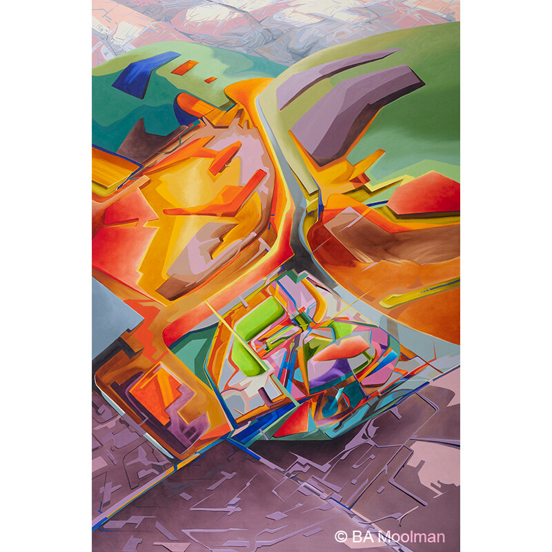 <b>Summer Solstice </b> Summer Solstice, a BA Moolman Painting.
