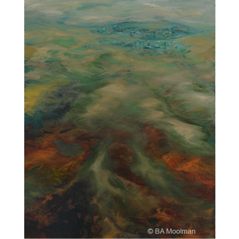 <b> Coastal Mist </b> Coastal Mist, a BA Moolman Painting.