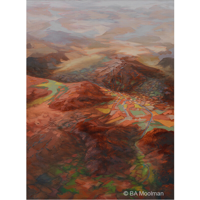<b> Going the Distance </b> Going the Distance, a BA Moolman Painting.
