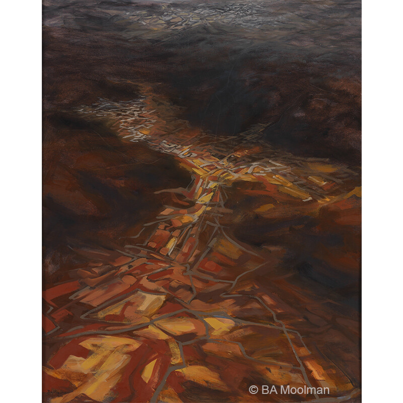 <b> Roadtrip </b> Roadtrip, a BA Moolman Painting.