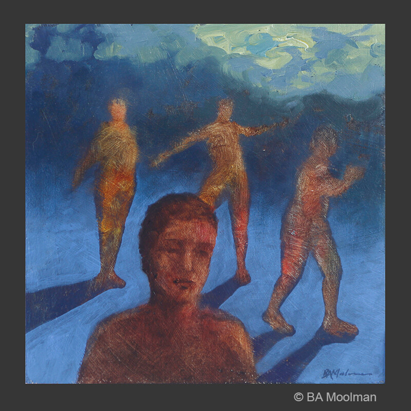 <b> Human Gestures No. 19</b> Human Gestures No. 19, a BA Moolman Painting.