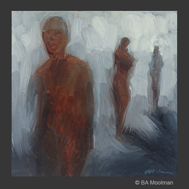 <b> Human Gestures No. 32</b> Human Gestures No. 32, a BA Moolman Painting.
