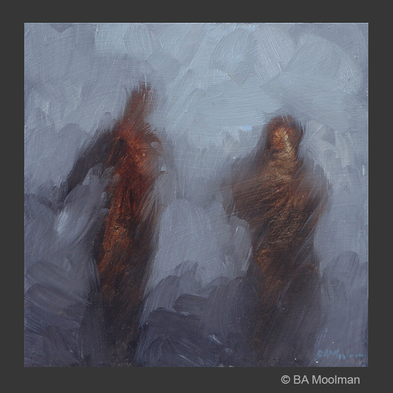 <b> Human Gestures No. 37</b> Human Gestures No. 37, a BA Moolman Painting.