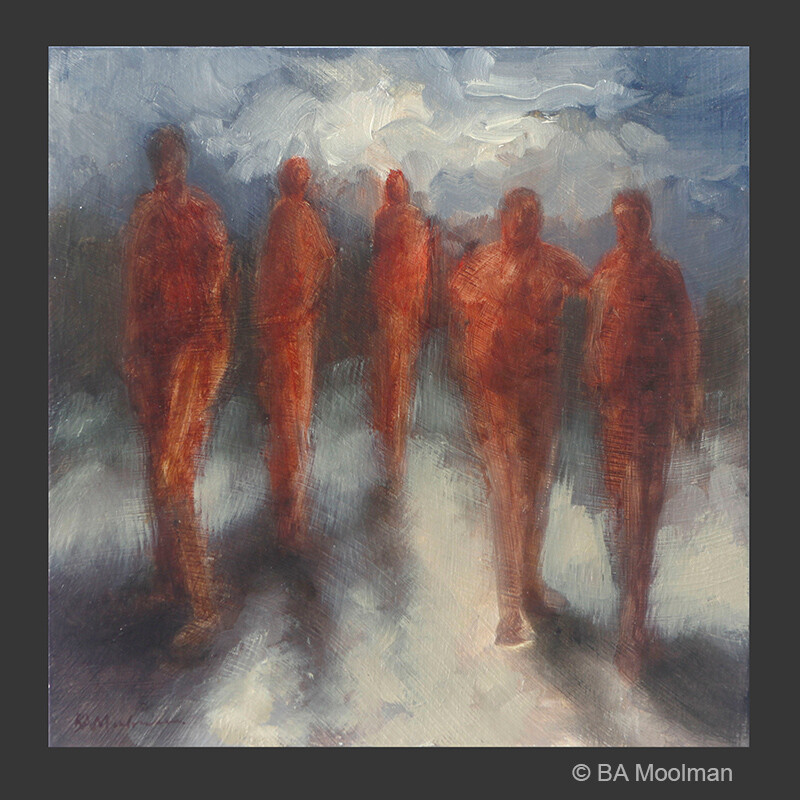 <b> Human Gestures No. 43</b> Human Gestures No. 43, a BA Moolman Painting.