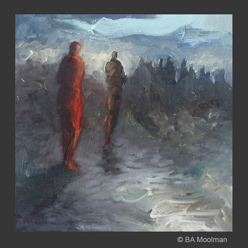 <b> Human Gestures No. 44</b> Human Gestures No. 44, a BA Moolman Painting.
