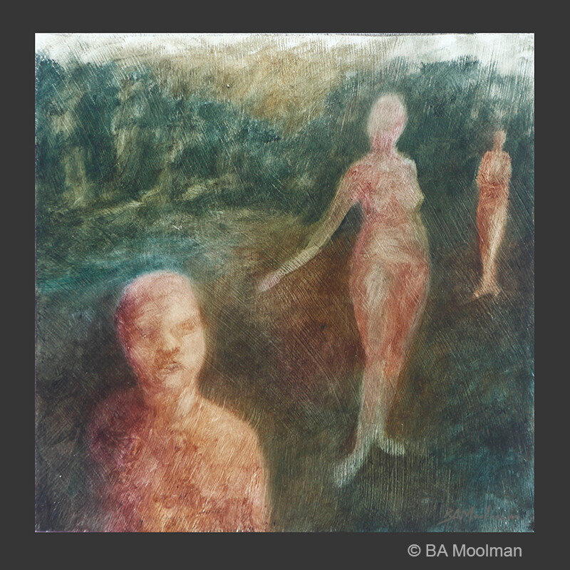 <b> Human Gestures No. 48</b> Human Gestures No. 48, a BA Moolman Painting.