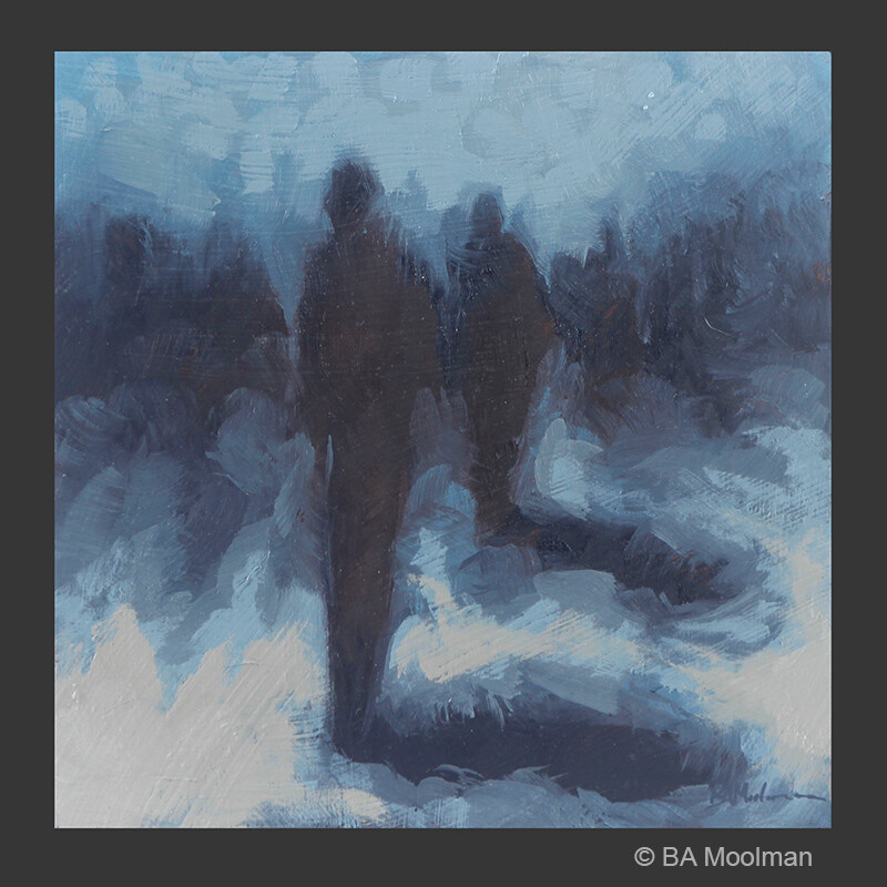 <b> Human Gestures No. 77</b> Human Gestures No. 77, a BA Moolman Painting.