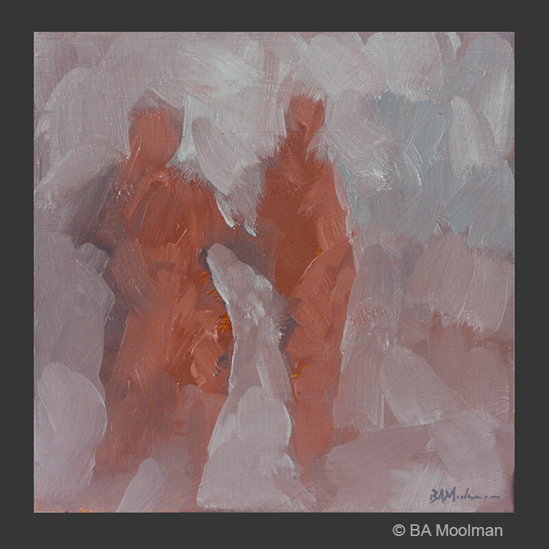 <b> Human Gestures No. 84</b> Human Gestures No. 84, a BA Moolman Painting.