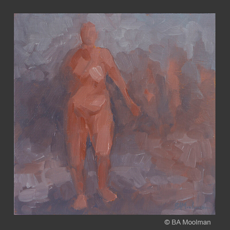 <b> Human Gestures No. 86</b> Human Gestures No. 86, a BA Moolman Painting.