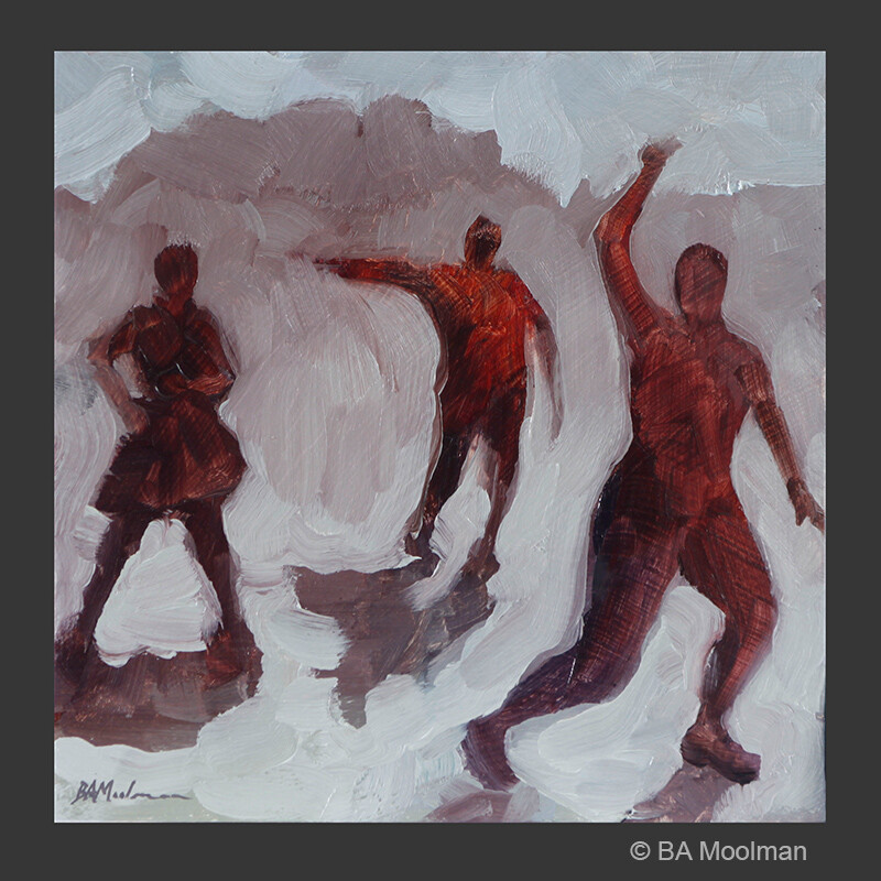 <b> Human Gestures No. 90</b> Human Gestures No. 90, a BA Moolman Painting.