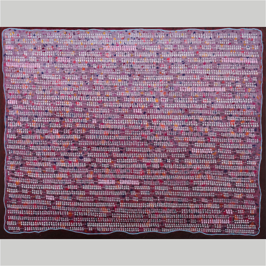 <b>Mapping Rain 1</b> Mapping Rain 1, painting by BA Moolman
