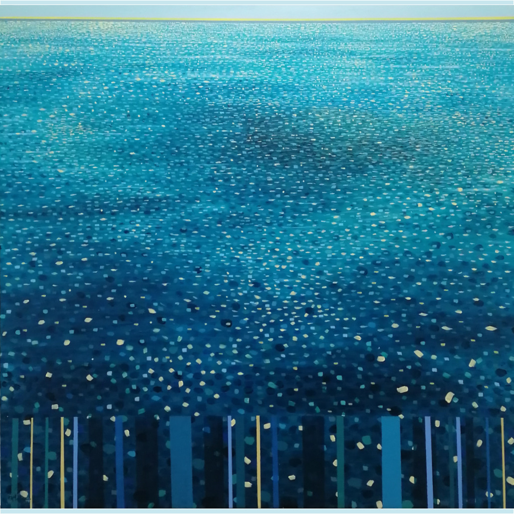 <b>No Man Is An Island</b> No man is an island, painting by BA Moolman
