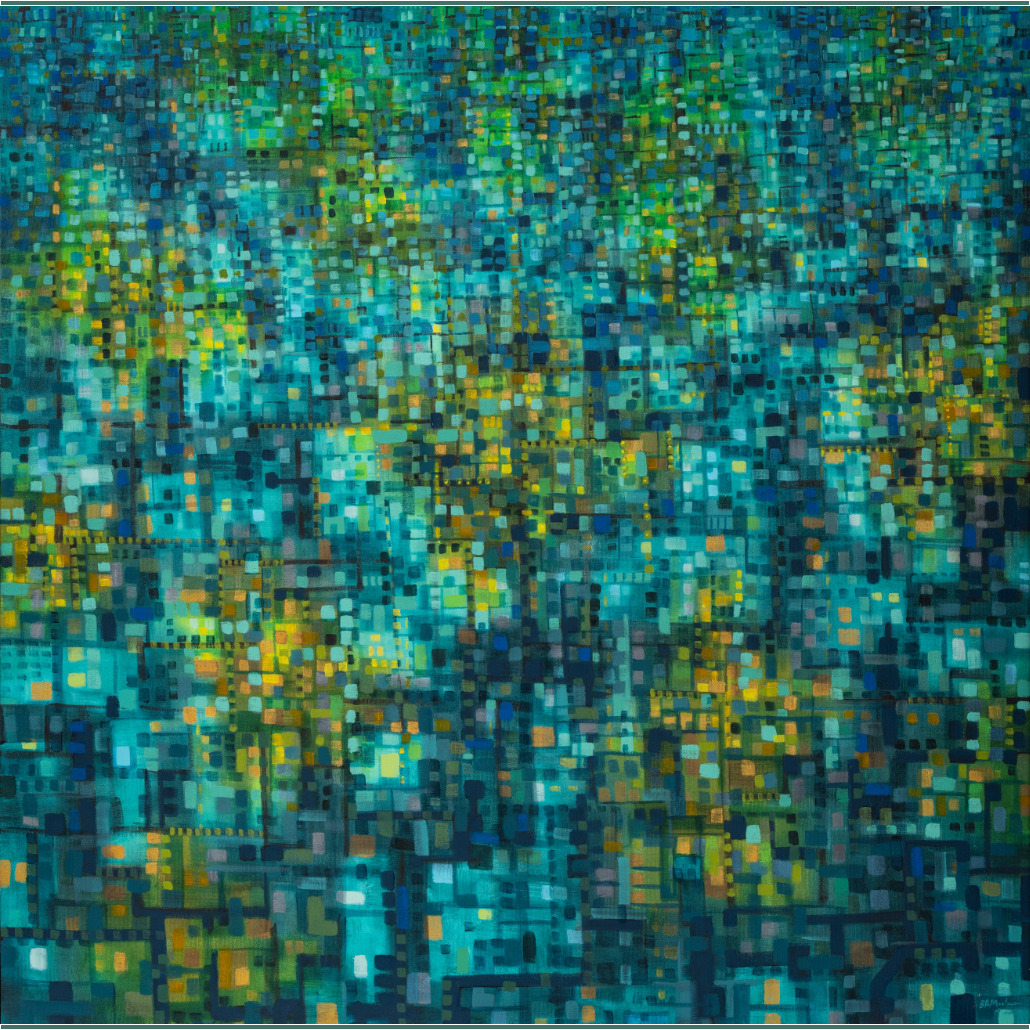 <b>Rainy City Loadshedding</b> Rainy City Loadshedding, painting by BA Moolman